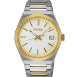 Reloj Seiko SUR558P1 Neo Classic 3 Agujas C. Zafiro bicolor b2