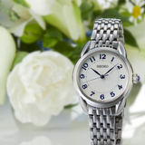 Reloj Seiko SUR561P1 Ladies Cuarzo 3 agujas Plata y Azul b2