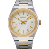 Reloj Seiko SUR578P1 Neo Classic Essentials esf blanca/dorado b2