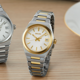 Reloj Seiko SUR578P1 Neo Classic Essentials esf blanca/dorado b2