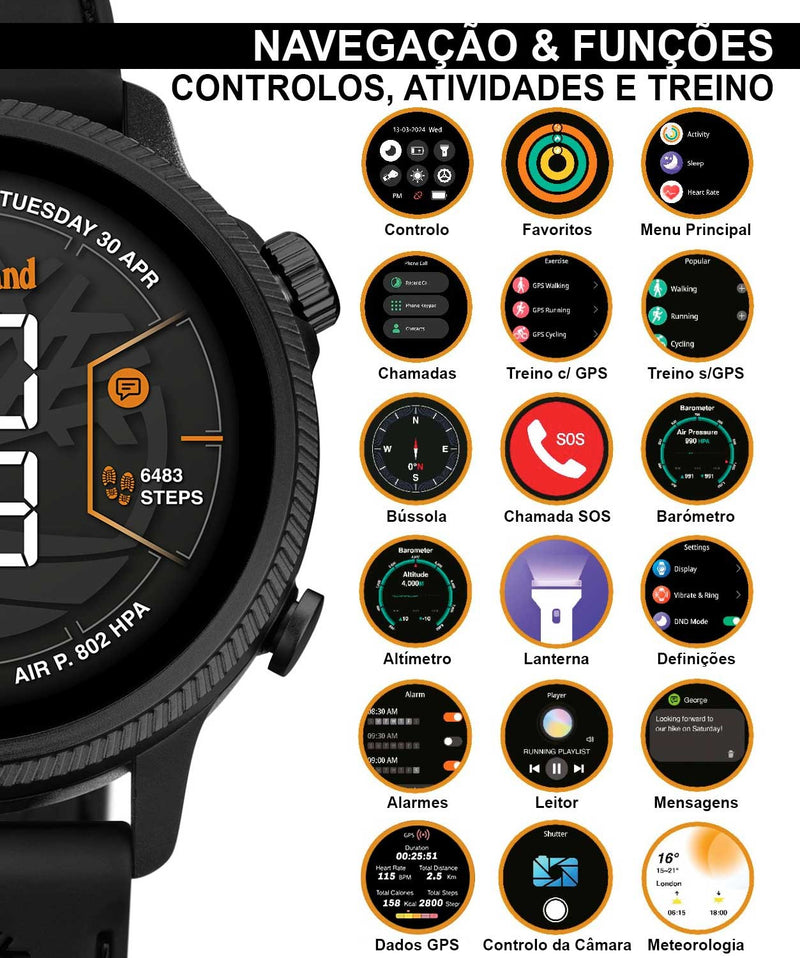 Smart Watch Timberland TDIGB0064503-SET