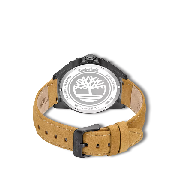 Reloj TIMBERLAND para hombre con esfera, logotipo y calendario negros TDWGB0055803