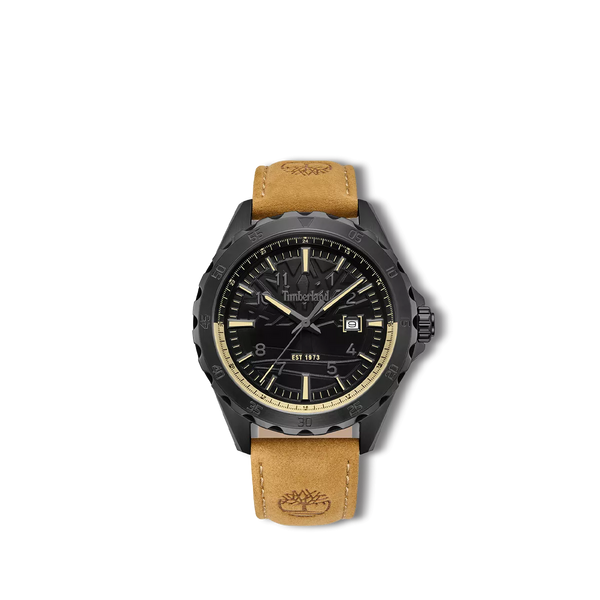 Reloj TIMBERLAND para hombre con esfera, logotipo y calendario negros TDWGB0055803