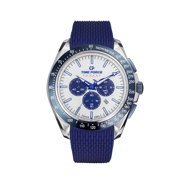 Reloj Time Force Cosmos Infinite TF5048M-02/1 de silicona azul para hombre