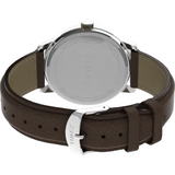 Reloj Timex TW2V21300 Easy Reader de piel marrón para hombre