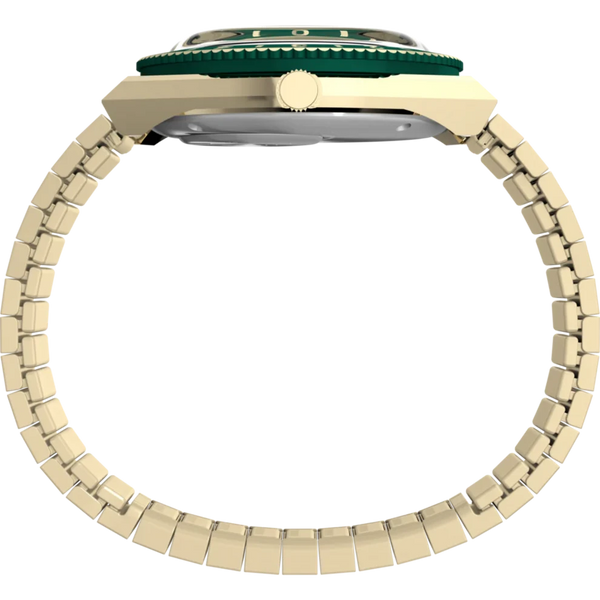Reloj de banda de expansión de acero inoxidable Q Timex de 36 mm TW2V92200