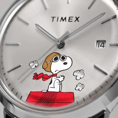 Reloj Timex Marlin Automático x Peanuts Snoopy Flying Ace 40 mm  TW2W49600