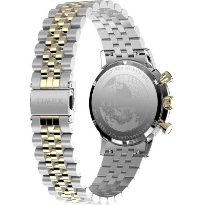 Reloj Timex Hombre TW2W60200 Acero Bicolor Dorado Marlin