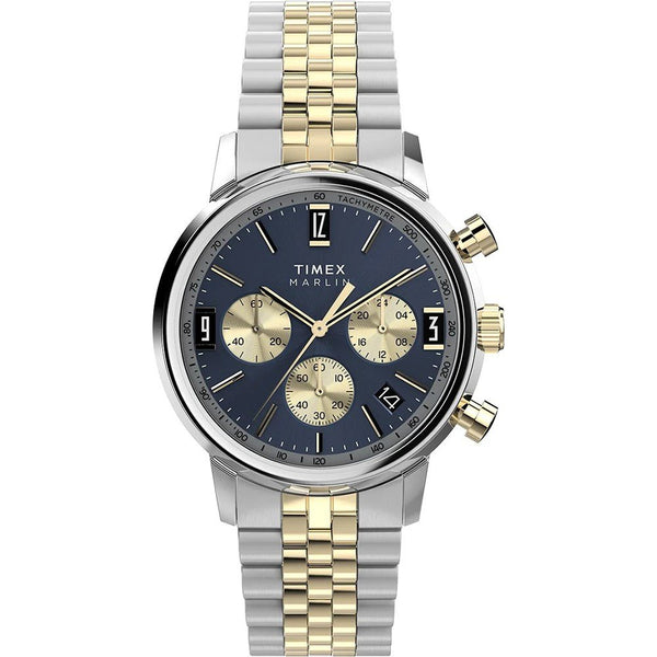 Reloj Timex Hombre TW2W60200 Acero Bicolor Dorado Marlin