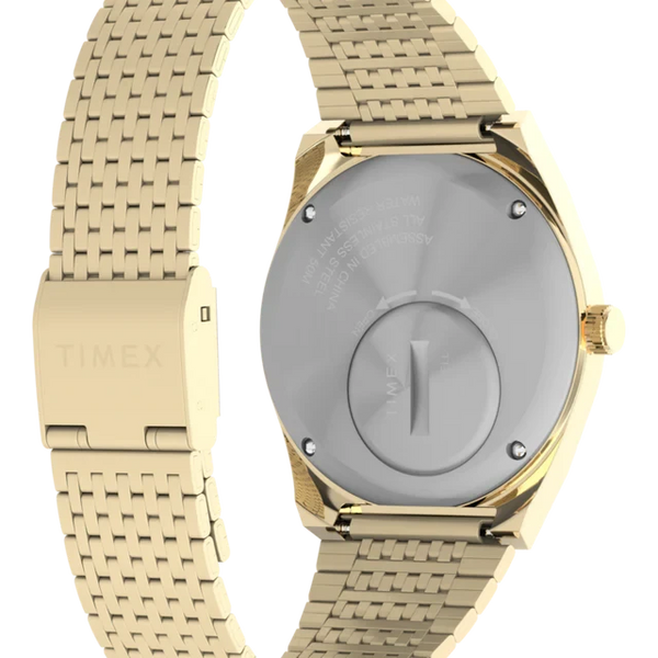 Reloj de pulsera de acero inoxidable Q TIMEX ® Falcon Eye 38mm TW2W62500