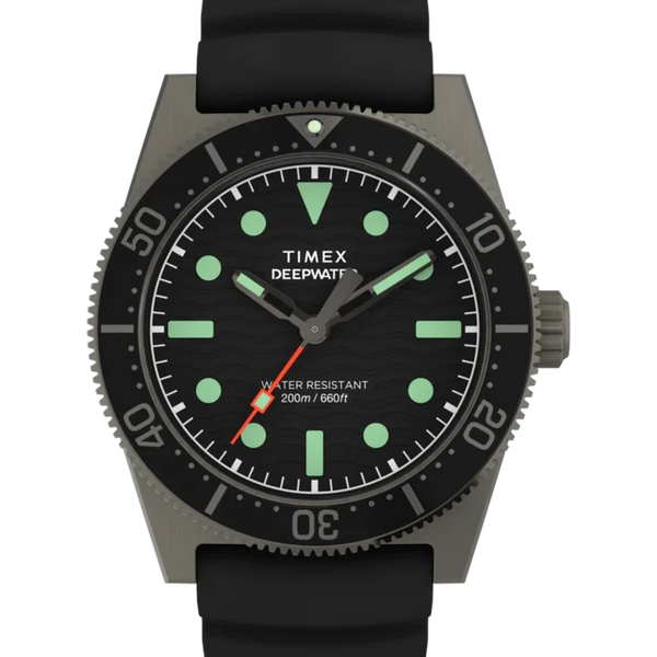Reloj TIMEX  Deepwater Reef 200 41mm con correa de caucho sintético TW2W74700