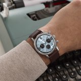 Reloj Timex TW2Y66600 Marlin Quartz Chronograph Tachymeter de piel marrón para hombre