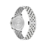 Versace Reloj de hombre Albireo VE0T00325 B2 de acero y correa plateada/gris