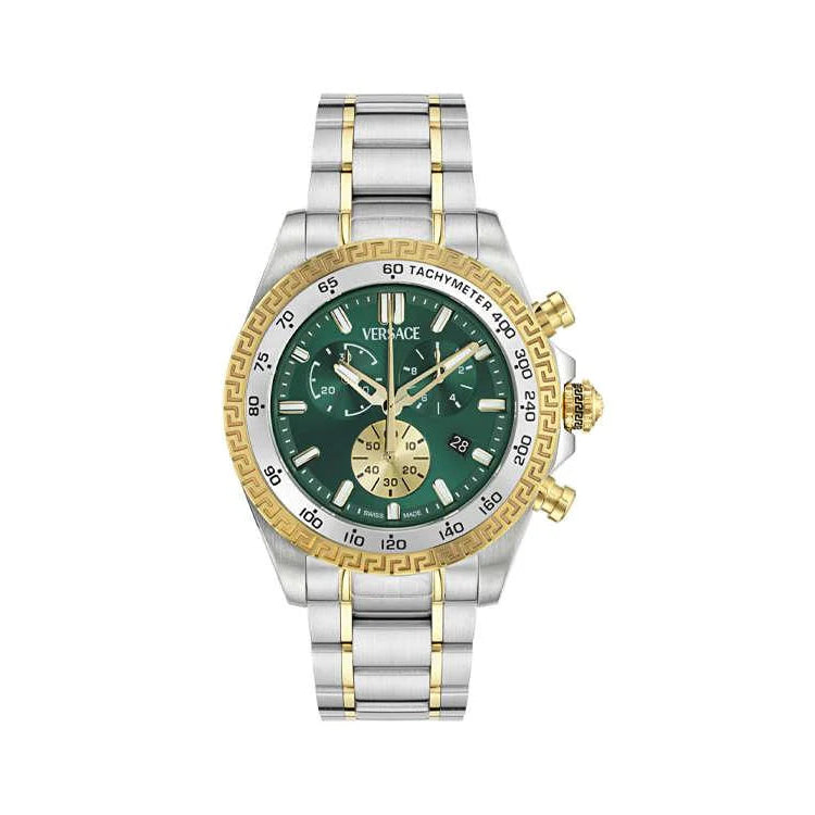 Reloj Versace Hombre VE9K00424 Acero Bicolor Dorado Chrono X
