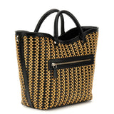 Bolso Guess Atalia Tote Mujer Rafia y Piel Negra WG964722