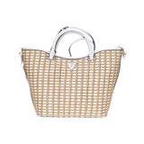 Bolso Guess Atalia Tote Mujer Rafia y Piel  WG964722