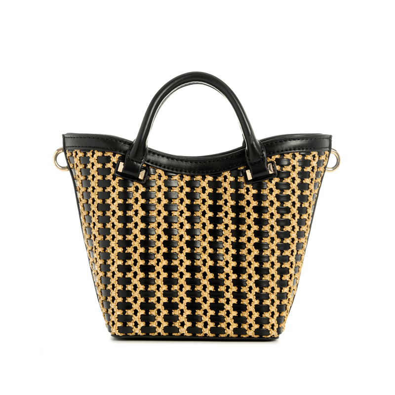Bolso Guess Atalina mini WG964775 de rafia