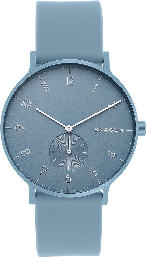 Reloj Skagen SKW6509 Aaren Kulor, correa de silicona azul
