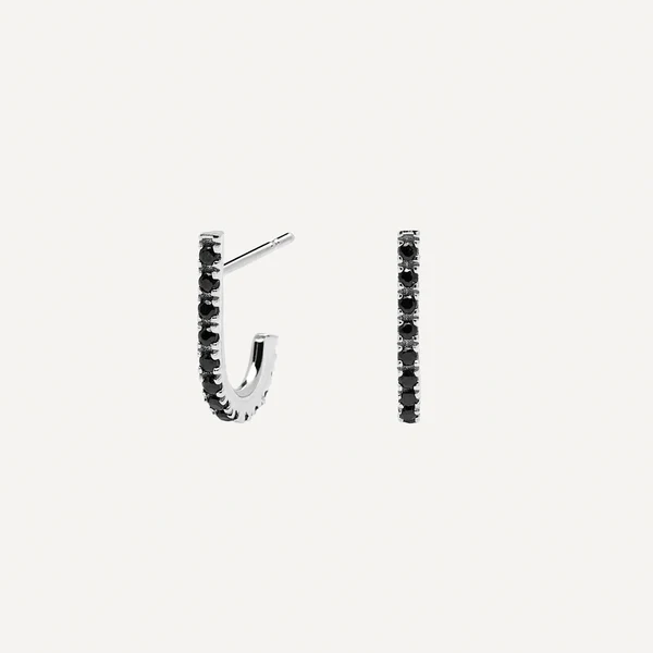 Pendientes Black Bird Silver PdePaola AR02-094-U