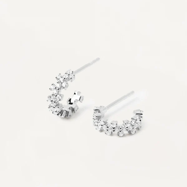 Pendientes de plata Little Crown PdePaola AR02-578-U