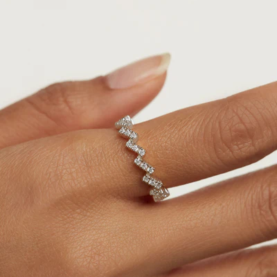 Anillo Pd Paola de plata The Zipper AN02-685
