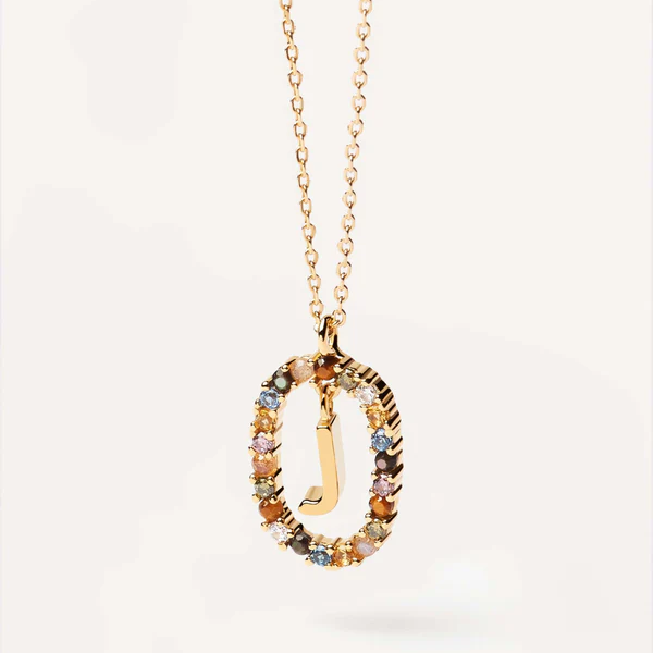 Collar de inicial J de PdPaola CO01-269-U