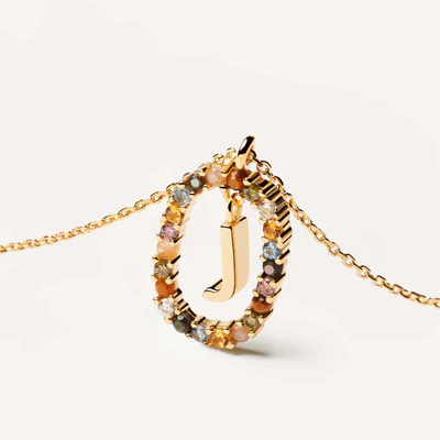 Collar de inicial J de PdPaola CO01-269-U