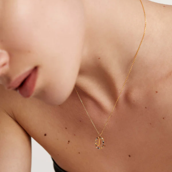 Collar de inicial J de PdPaola CO01-269-U