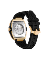 Philipp Plein Reloj de hombre The skeleton frosted PWJFA1025 automático de silicona y correa negra