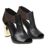 Botines de punta abierta MICHAEL KORS 40R9PAHS2L Blk/brown