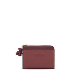 Monedero TOUS Audree Saffiano Burdeos 2002361421