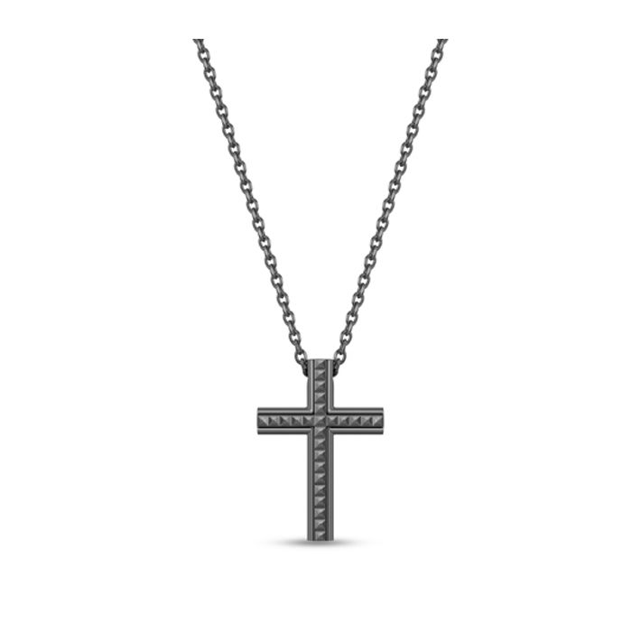 Collar POLICE geométrico de metal acero PEAGN0001402