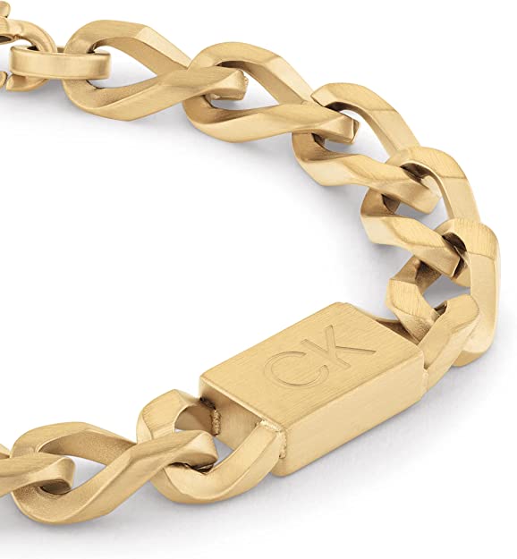 Pulsera hombre CALVIN KLEIN 35000256 dorada