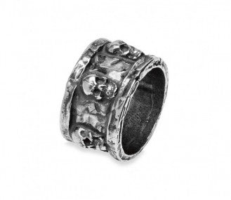 Anillo PlatadePalo Skull CAR22A