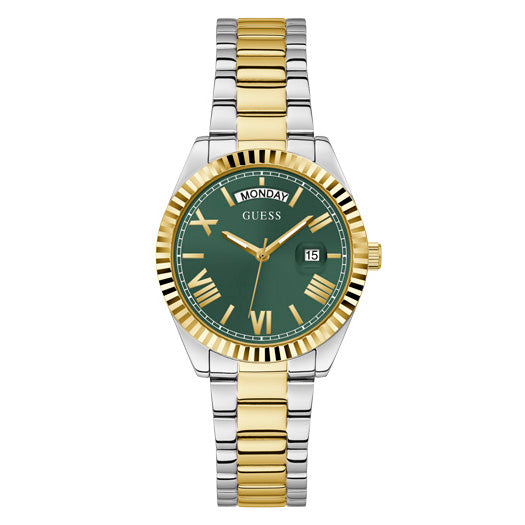 Reloj GUESS Multi-Tone & Green Analog Watch GW0308L5