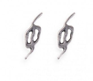 Pendientes PlatadePalo Skull SE006X