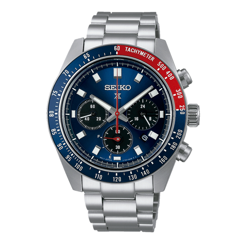 Reloj Seiko Prospex Speedtimer Crono Solar azul SSC913P1