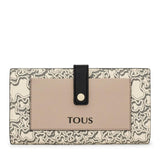 Billetera Pocket TOUS Kaos Mini Evolution Beige Grande 295901613