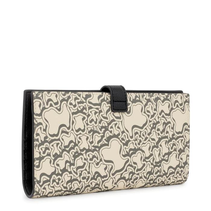 Billetera Pocket TOUS Kaos Mini Evolution Beige Grande 295901613