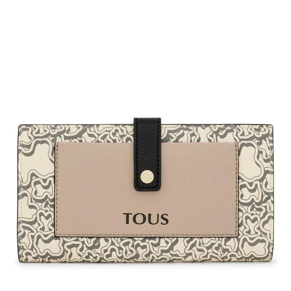 Billetera Pocket TOUS Kaos Mini Evolution Beige Grande 295901613