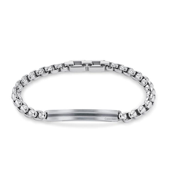 Pulsera Calvin Klein Channeled Metal Hombre Acero Inoxidable 35000063